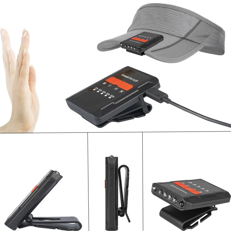 Title 2, USB Rechargeable Mini LED Headlamp with Infrare...