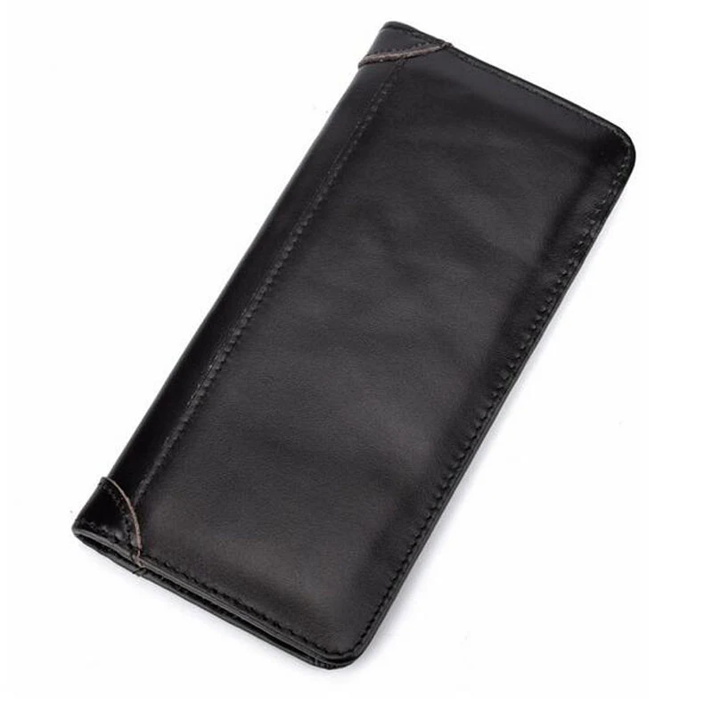 Retro Waxed Cowhide Leather Wallet, Coin and Multi-card Wallet, Classic Design, Durable and Stylish, Perfect for Everyda — photo 4