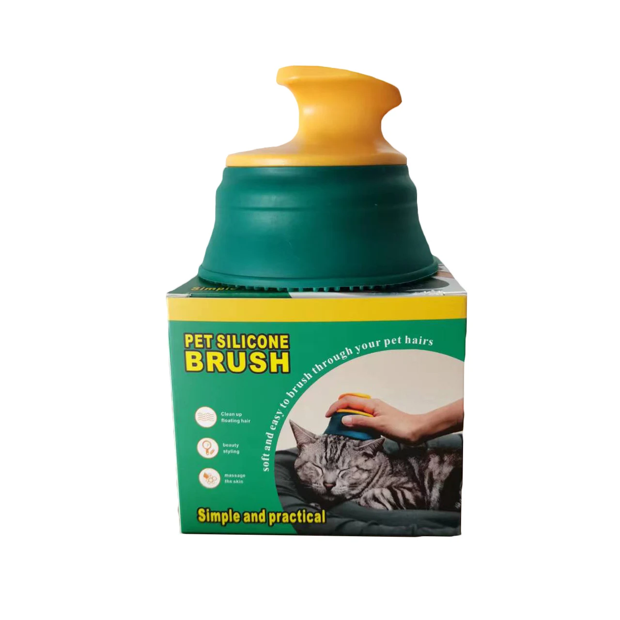 Artefato de Pente Dupla Face com Nós para Animais de Estimação Desembaraça nós e remove pelos soltos, promovendo um pelo brilhante e saudável, ideal para cães e gatos. — foto 3