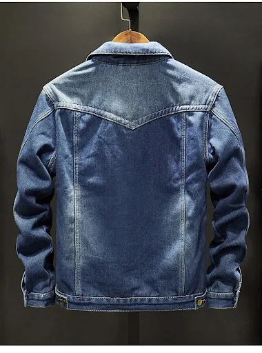 Title 4, Jaqueta jeans com fleece — Conforto e estilo pa...
