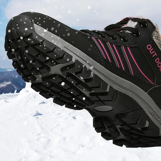 Title 3, Womens cotton shoes with plush thermal sneaker...