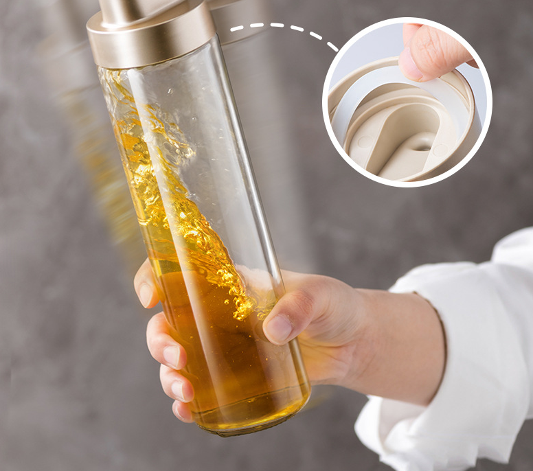 Title 4, Glass Oil Kettle with Automatic Opening and Clo...