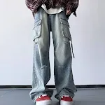 Trendy Loose Fit Straight Leg Tooling Trousers. A versatile all-match design for a modern, comfortable, and functional l — photo 14