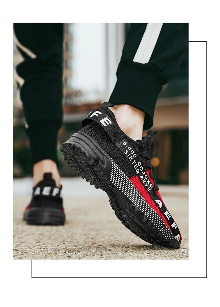 Title 5, Comode scarpe slip-on con platform in Flyknit t...