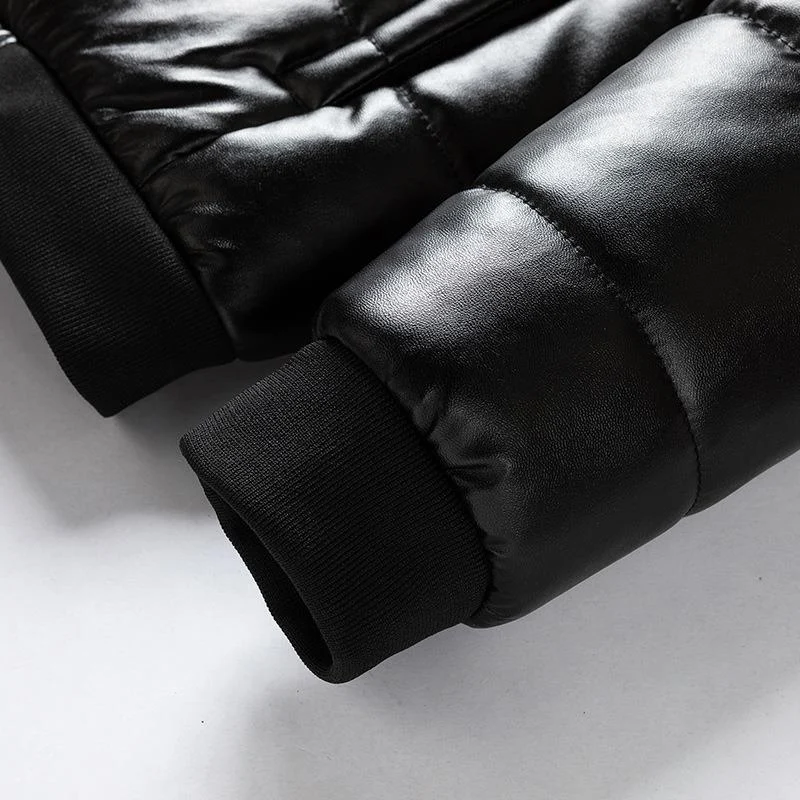 Title 12, Cotton mens fur collar trend thickened jacket ...