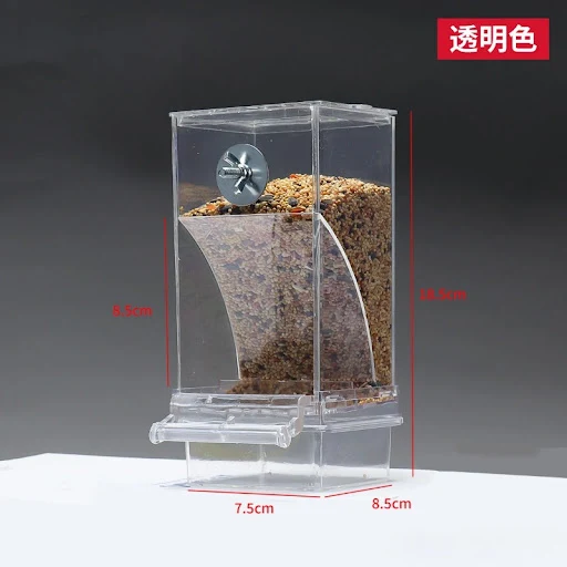 Automatic Parrot Feeder Anti-splash Anti-splash Neat Bird Feeder Seed Food Container Feeder Bird Cage Accessories for Pa — photo 3