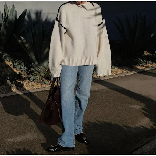Title 3, Fashionable Loose Womens Autumn and Winter Pul...