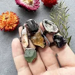 Anel de pedra bruta de obsidiana. Sinta a energia protetora e a beleza natural. Anel de obsidiana para estilo e bem-estar. — foto 7