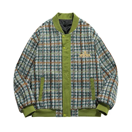 Title 7, Embroidered Street Cardigan Couple Jacket Tops,...