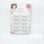 Five pairs of eyelashes A01