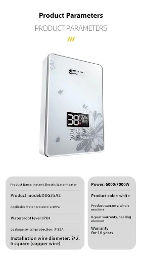Title 6, 110V Instant Electric Water Heater for Home Use...