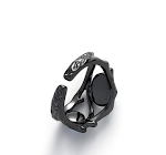 Anel Vazado de Pedra da Lua Design Feminino – Sofisticação e Encanto. Adicione um toque místico ao seu visual com esta joia exclusiva e elegante. — foto 5