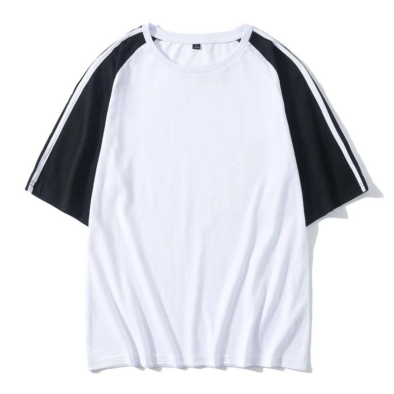 Title 3, T-shirt in cotone con maniche a spalla cadente,...