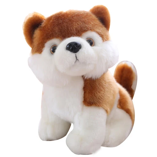 Title 9, Artificial Dog Plush Toy Husky Akita St Bernard...