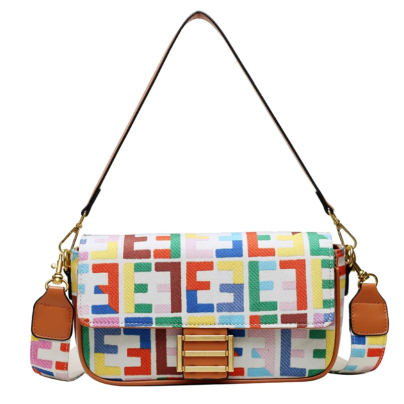 Bolsa de Lona Retro de Axila com Alça Única, Design Mensageiro Portátil, Perfeita para Uso Diário e Viagens, Estilosa e Conveniente — foto 3