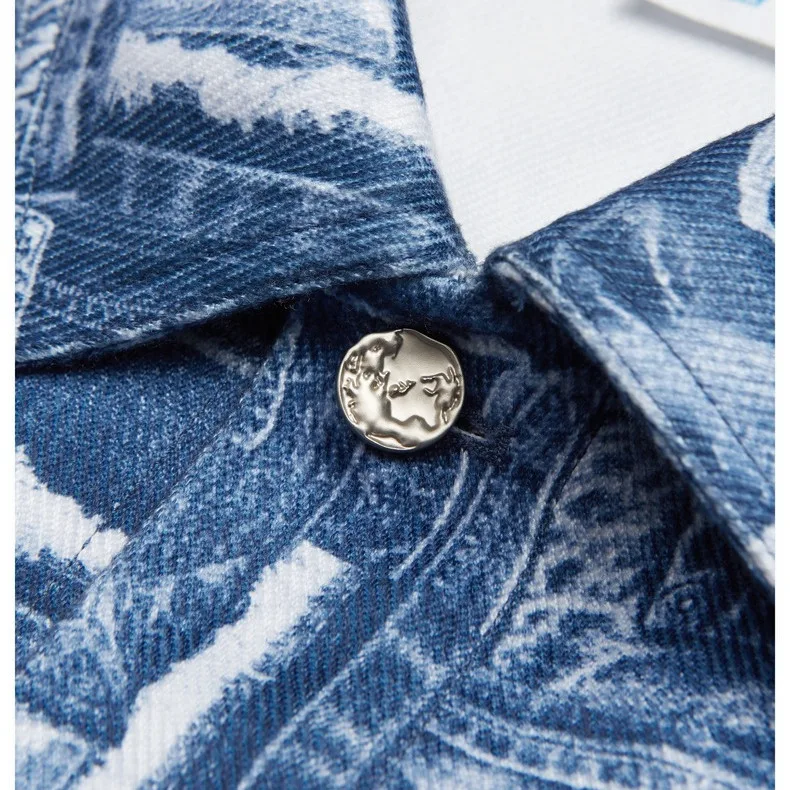 Title 8, Casaco masculino solto de moda estilo utilitári...