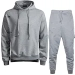 Terno de Moletom Masculino Rasgado Esportivo e Lazer Conforto e Estilo Conjunto Ideal para Atividades ou Relaxamento Visual Despojado e Moderno — foto 1