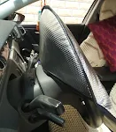Sun Protection and Anti-Scald Cover for Steering Wheel. Shields from sun, prevents heat burns, keeps the steering wheel — photo 4