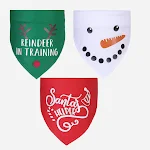Christmas Saliva Towel Dog Holiday Turban Cat Ornament. Keep your pet dry, stylish, and festive this holiday season with — photo 1