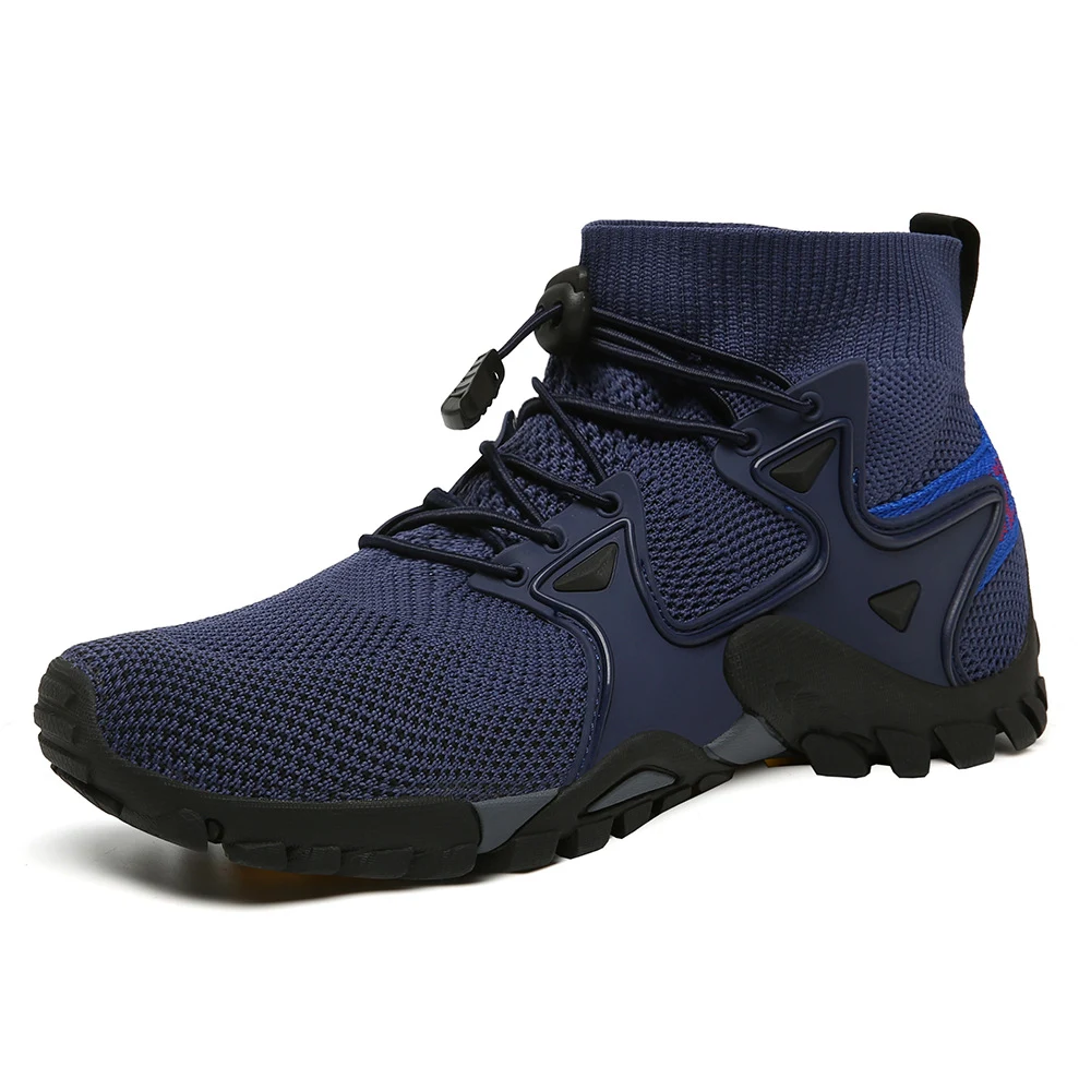 Title 6, Breathable High-top Hiking Shoes for Men perfec...