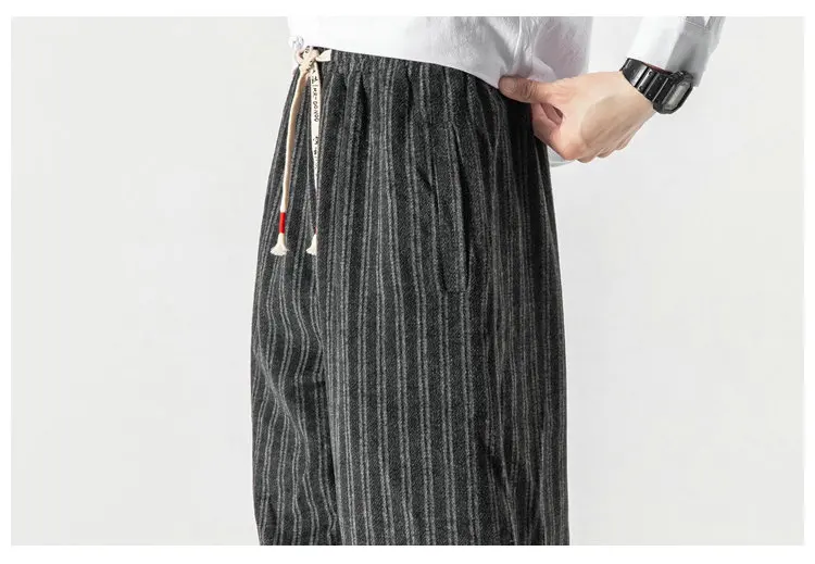 Title 11, Striped Wool And Fleece Thickened Loose Chinese...