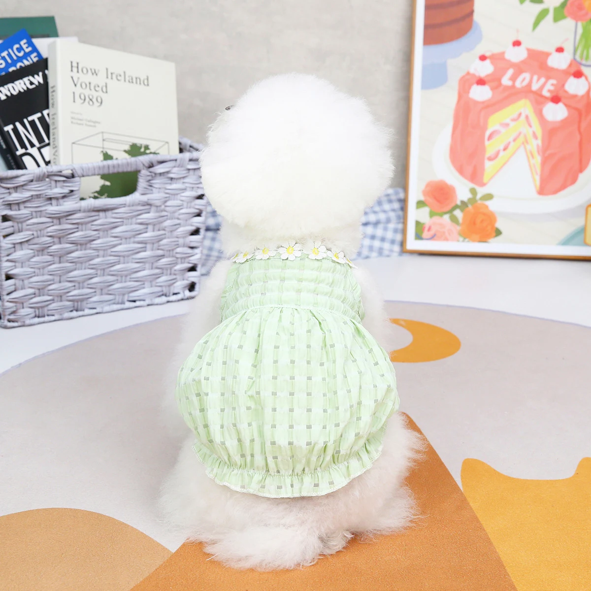 Title 2, Pet Fashion Spring Summer Puppy Clothes Dress, ...
