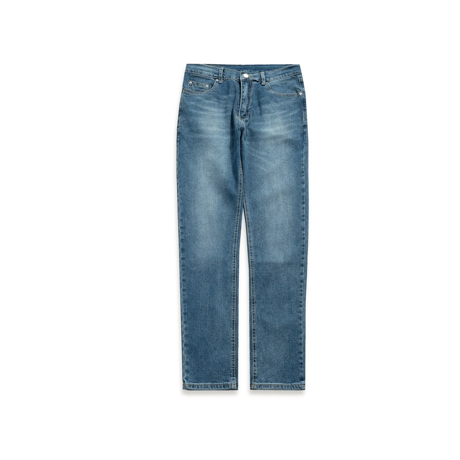 Title 2, Jeans básicos slim de casal, estilo urbano. Con...