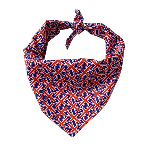 Pet Triangle Scarf Bibs Independence Day Uk Flag Bandanas Pet Costume Accessories For Small Medium Large Dogs Cats — photo 5