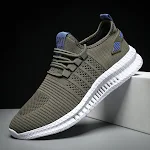 Oddychające buty do biegania z latającą siatką, idealne do fitnessu na świeżym powietrzu. Zapewniają komfort i wsparcie podczas treningów. — zdjęcie 7