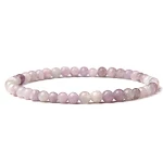 Pulseira de contas de pedra ágata natural de 4mm para mulheres, um amuleto de energia e charme, perfeita para você. — foto 33