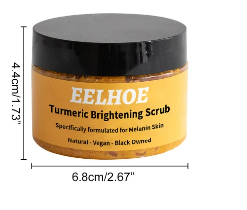 Title 12, EELHOE Creme Esfoliante Corporal de Cúrcuma Lim...