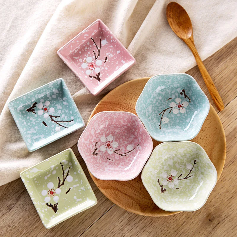 Title 2, Ceramic plates for seasoning sauce, snacks, des...