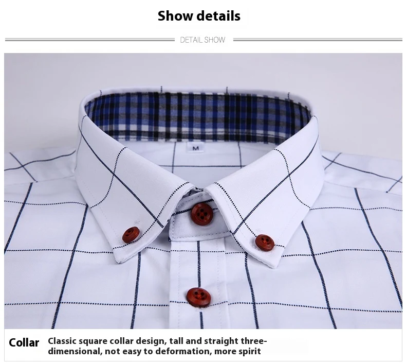 Męska koszula z krótkim rękawem nowa, koreańska moda, casual, slim fit, nadruk, plus size, modny wygląd — zdjęcie 5