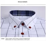 Męska koszula z krótkim rękawem nowa, koreańska moda, casual, slim fit, nadruk, plus size, modny wygląd — zdjęcie 5