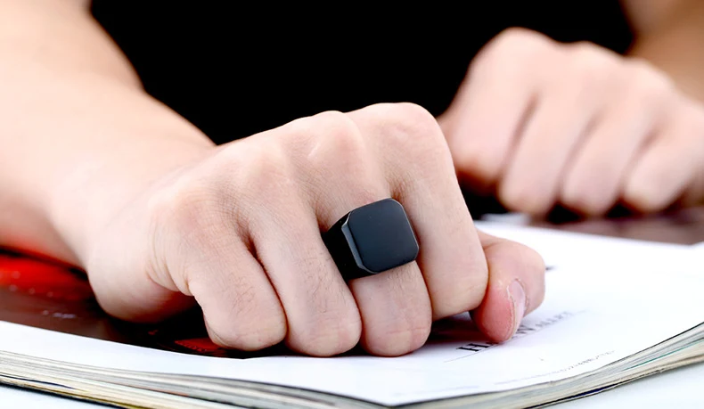 Title 13, Beier 316L RVS ring voor heren. Hoogglans gepol...