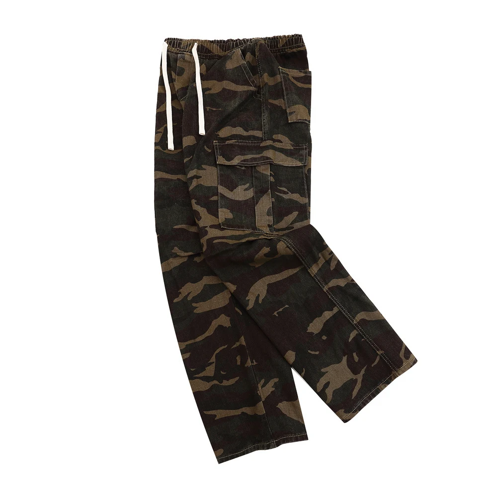 Pantaloni Americani Mimetici da Paracadutista Uomo Stile Militare Pantaloni Cargo Resistenti e Confortevoli per Attività all'aperto — foto 8