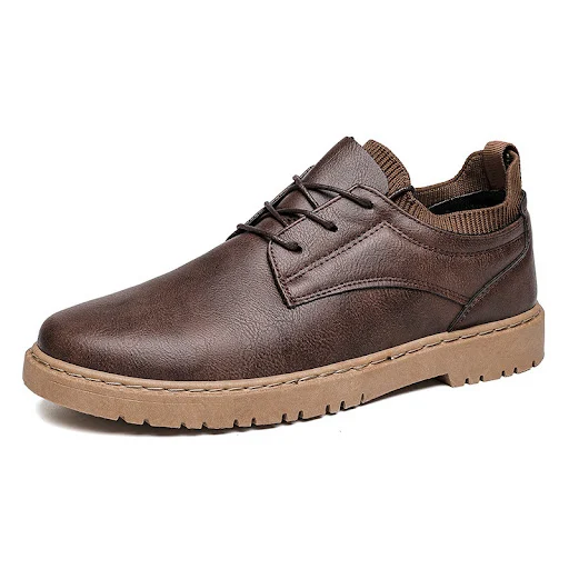 Title 5, Scarpe da lavoro in pelle da uomo, stile britan...