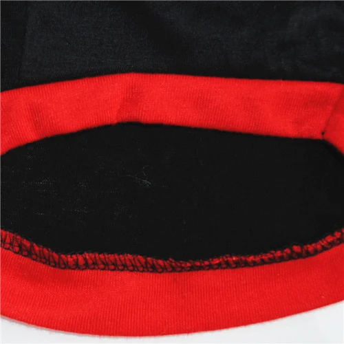 Title 2, Breathable black cotton printed dog t-shirt pro...