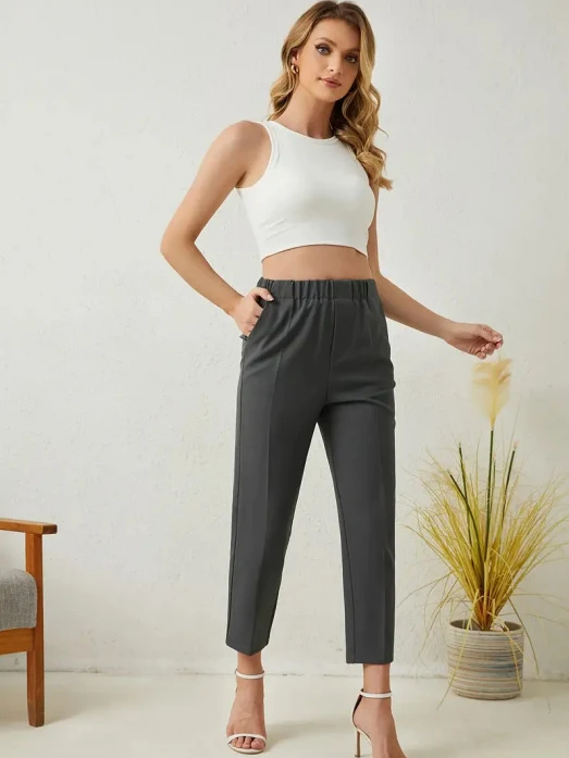 Title 7, Womens Ankle-Length Pants, Temperament Office ...