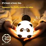 Cute Desktop Ornament Plush Panda Night Light Creates a Cozy Atmosphere and Provides Gentle Illumination for Peaceful Ni — photo 5