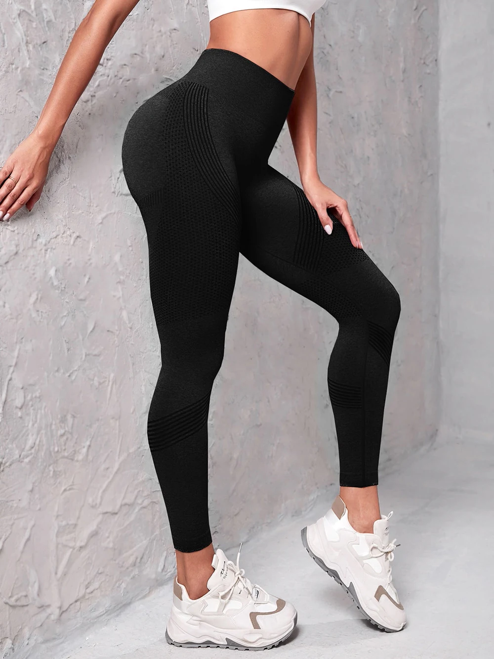 Title 9, High Waist Seamless Yoga Pants Womens Solid Co...