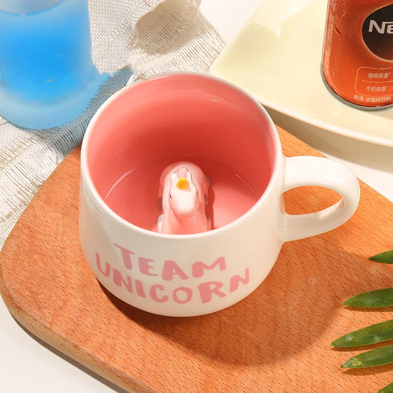 Title 2, Three-dimensional Animal Ceramic Mug Enjoy your...