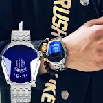 Relógio de quartzo masculino com pulseira de aço de liga, elegante e resistente. Perfeito para uso diário e ocasiões especiais. — foto 4