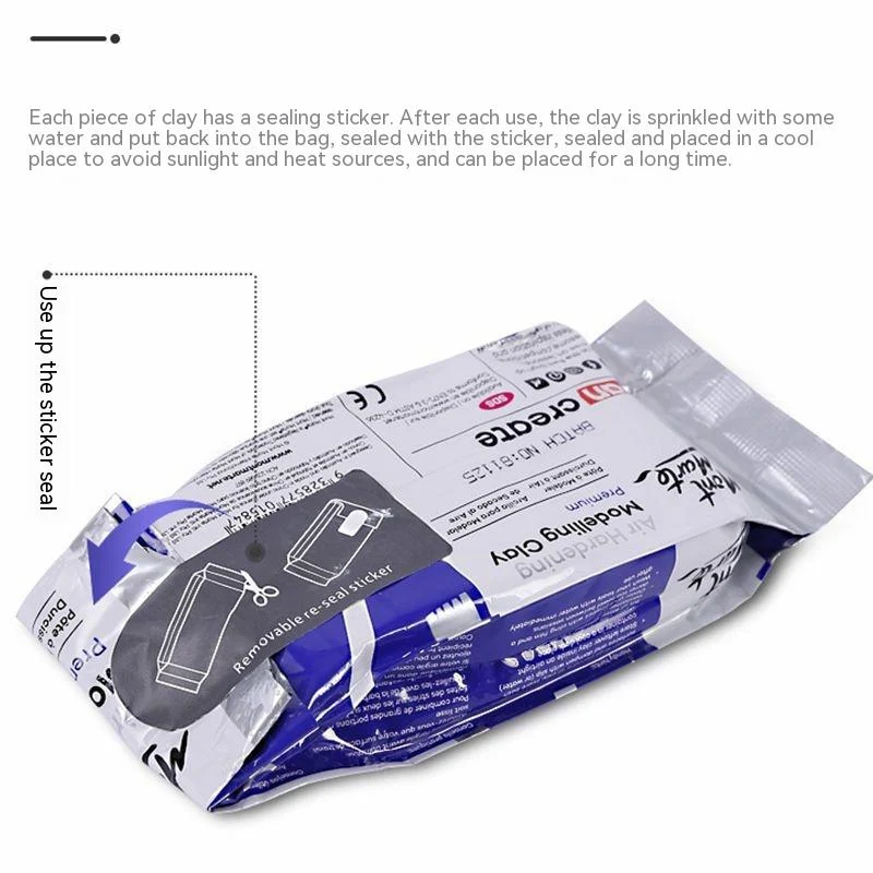 Pacote de material DIY com argila artesanal. Argila polimérica, sem cozimento, ideal para esculturas e trabalhos manuais. Inclui ferramentas e é fácil de usar. — foto 18