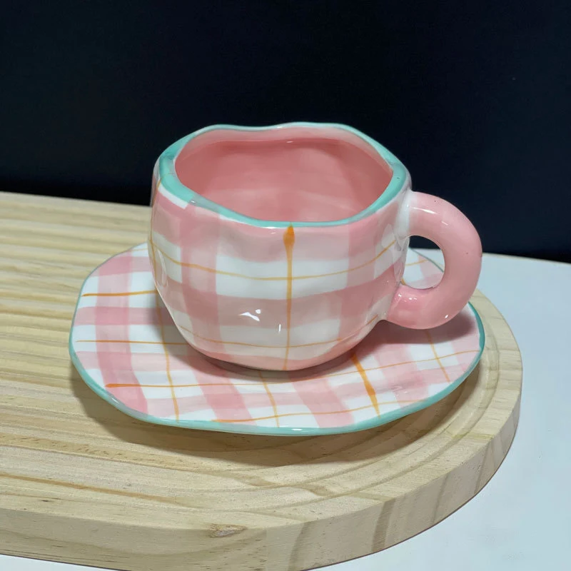 Hand-painted White Clouds Coffee Set with hand-pinched irregular design. Elevate your coffee experience and enjoy unique — photo 11