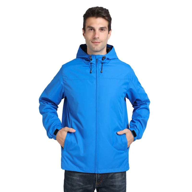 Nova Jaqueta Esportiva Masculina Externa com Capuz Jaqueta para Homens para Esportes e Atividades ao Ar Livre Proteção Contra Vento e Chuva Conforto e Durabilidade — foto 5