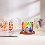 Hand Painted Spinning Cup With Coaster Enjoy your drinks in style and fun. Perfect for home or office. Add a unique and — photo 8