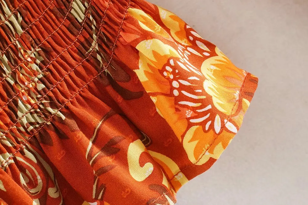 Phoenix staart bedrukte wijde broek voor een opvallende look. Comfortabel en stijlvol voor elke gelegenheid. Draag de elegantie van de fenix. — foto 5