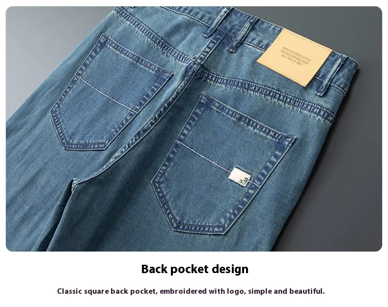 Title 6, Jeans in Lyocell Uomo Loose Straight Casual — P...