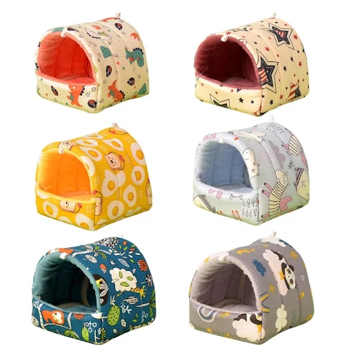 831B Small Pet Hammock Bed Small Animals House Mat Hideout Play Tent Cage Furniture — photo 1